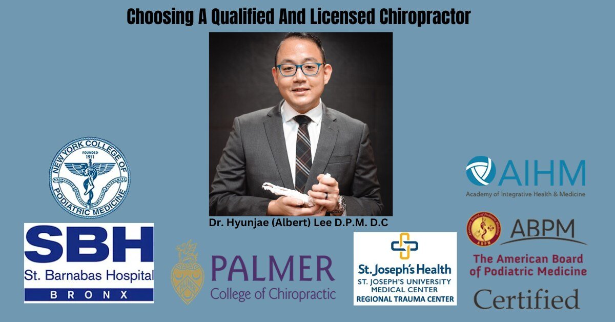 Certified chiropractor with credentials displayed.Certified chiropractor with credentials displayed.